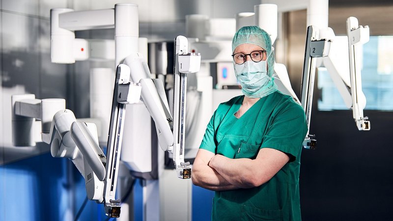 Roboterassistierte Chirurgie in der Urologie – modernste Technik und ärztliche Expertise im AKH Celle für schonende und effektive Eingriffe.