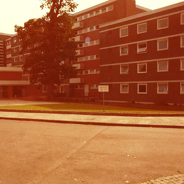 Altes Foto Verwaltungstrakt 1976